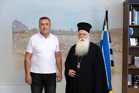 Με τον Μητροπολίτη Ιγνάτιο ο Περιφερειάρχης Θεσσαλίας